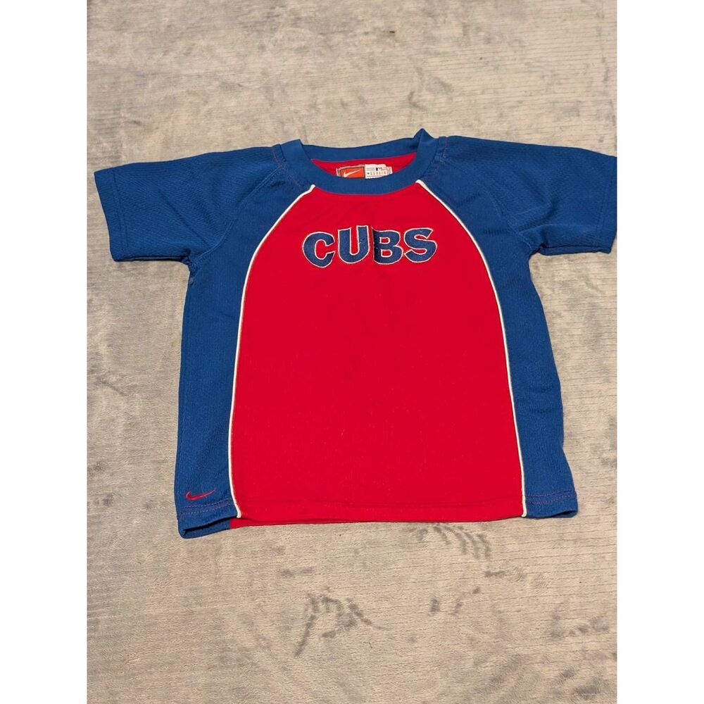 Vintage Chicago Cubs Nike Toddler size 2T MLB Baseball Pullover Jersey Shirt